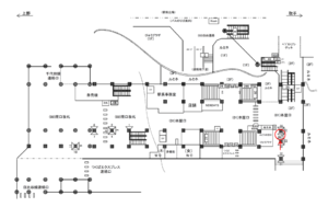 JR／北千住駅／本屋口／№56駅看板・駅広告、位置図