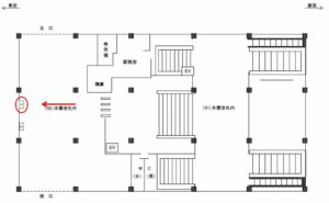 JR／市川塩浜駅／本屋改札外／№1駅看板・駅広告、位置図