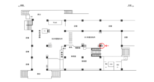 JR／戸田公園駅／本屋改札内／№8駅看板・駅広告、位置図