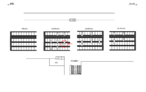JR／東京駅／3号エスカ／№2駅看板・駅広告、位置図