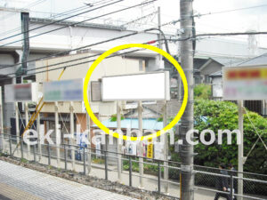 JR／新松戸駅／上りホーム前／№12駅看板・駅広告、写真1