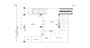 JR／成瀬駅／本屋口／№24駅看板・駅広告、位置図