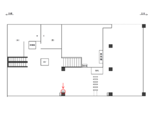 JR／南多摩駅／本屋口／№2駅看板・駅広告、位置図