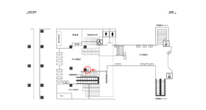 JR／新松戸駅／本屋口／№1駅看板・駅広告、位置図