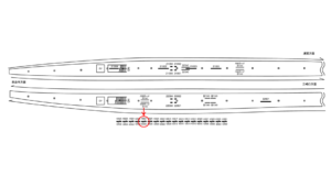 京急／堀ノ内駅／／№42027駅看板・駅広告、位置図