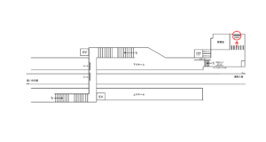 京急／京急大津駅／／№23001駅看板・駅広告、位置図