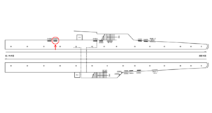京急／馬堀海岸駅／／№31007駅看板・駅広告、位置図