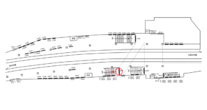 京急／横須賀中央駅／／№22021駅看板・駅広告、位置図