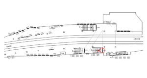 京急／横須賀中央駅／／№22020駅看板・駅広告、位置図