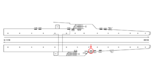 京急／馬堀海岸駅／／№32002駅看板・駅広告、位置図