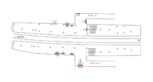 京急／三崎口駅／／№32002駅看板・駅広告、位置図