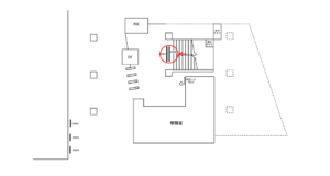 京急/京急長沢駅//№23006駅看板・駅広告、位置図