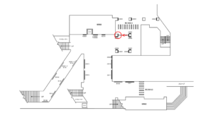 京急／横須賀中央駅／／№43005駅看板・駅広告、位置図