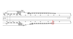京急／汐入駅／／№22018駅看板・駅広告、位置図