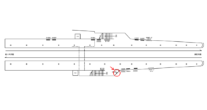 京急／馬堀海岸駅／／№22092駅看板・駅広告、位置図