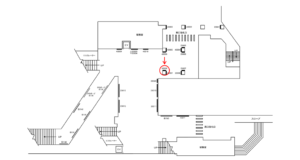 京急/横須賀中央駅//№43008駅看板・駅広告、位置図