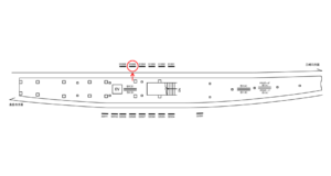 京急/京急長沢駅//№31005駅看板・駅広告、位置図