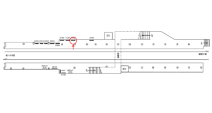 京急／京急大津駅／／№31006駅看板・駅広告、位置図