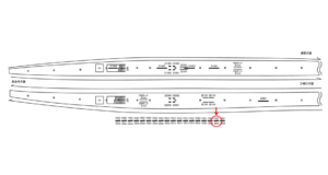 京急／堀ノ内駅／／№42003駅看板・駅広告、位置図