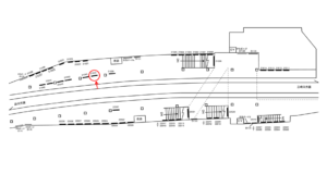 京急／横須賀中央駅／／№21040駅看板・駅広告、位置図