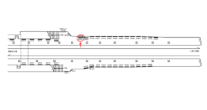 京急／汐入駅／／№21014駅看板・駅広告、位置図