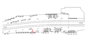 京急／横須賀中央駅／／№22022駅看板・駅広告、位置図
