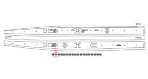 京急／堀ノ内駅／／№42033駅看板・駅広告、位置図