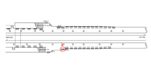 京急／汐入駅／／№22013駅看板・駅広告、位置図