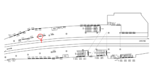 京急／横須賀中央駅／／№21041駅看板・駅広告、位置図