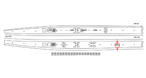 京急／堀ノ内駅／／№22001駅看板・駅広告、位置図