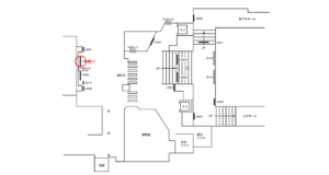 京急／汐入駅／／№23001駅看板・駅広告、位置図