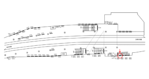 京急／横須賀中央駅／／№22008駅看板・駅広告、位置図