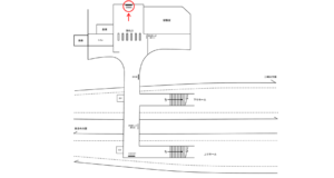 京急／堀ノ内駅／／№23003駅看板・駅広告、位置図