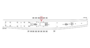 京急/京急長沢駅//№31003駅看板・駅広告、位置図