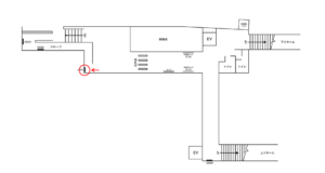 京急／馬堀海岸駅／／№43001駅看板・駅広告、位置図