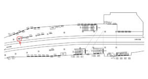 京急／横須賀中央駅／／№21045駅看板・駅広告、位置図