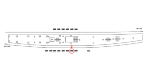 京急/京急長沢駅//№32005駅看板・駅広告、位置図