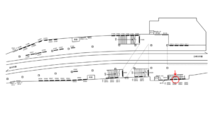 京急／横須賀中央駅／／№22005駅看板・駅広告、位置図