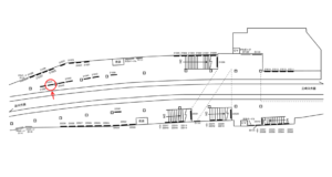京急／横須賀中央駅／／№21044駅看板・駅広告、位置図