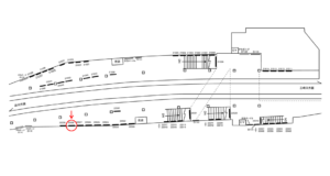 京急／横須賀中央駅／／№22028駅看板・駅広告、位置図
