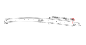 京急／浦賀駅／№41101&／№41102駅看板・駅広告、位置図