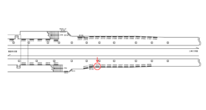 京急／汐入駅／／№22011駅看板・駅広告、位置図