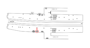京急／三崎口駅／／№42001駅看板・駅広告、位置図