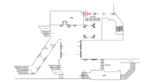 京急／横須賀中央駅／／№43003駅看板・駅広告、位置図