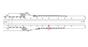 京急／汐入駅／／№22008駅看板・駅広告、位置図