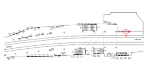 京急／横須賀中央駅／／№21012駅看板・駅広告、位置図