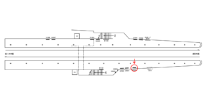 京急／馬堀海岸駅／／№32000駅看板・駅広告、位置図