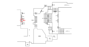 京急／汐入駅／／№23002駅看板・駅広告、位置図
