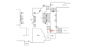 京急／汐入駅／／№23007駅看板・駅広告、位置図