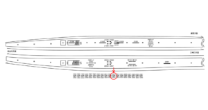 京急／堀ノ内駅／／№42016駅看板・駅広告、位置図